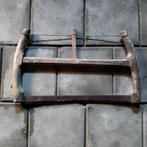 SPANZAAG,tweehandige Zaag,hout,metaal,1960,Handzaag,, Antiek en Kunst, Antiek | Gereedschap en Instrumenten, Ophalen of Verzenden