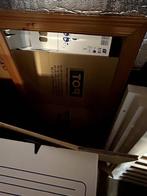 spiegel met houten rand, Ophalen, Gebruikt, 100 tot 150 cm, Rechthoekig