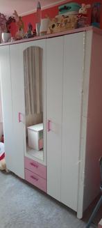 Meisjes slaapkamer meubels roze., Huis en Inrichting, Slaapkamer | Complete slaapkamers, Meisjes, Gebruikt, Eenpersoons, Ophalen