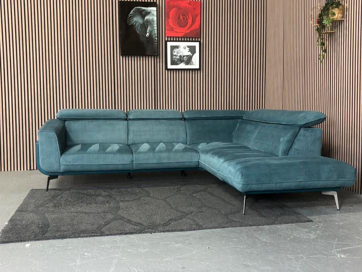 GRATIS LEVERING Xooon Ribcord Hoekbank 270x225 GEREINIGD, Huis en Inrichting, Banken | Bankstellen, Zo goed als nieuw, Hoekbank