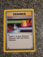 Trainer Switch 95/102 Base set Excellent conditie wotc kaart, Hobby en Vrije tijd, Verzamelkaartspellen | Pokémon, Ophalen of Verzenden