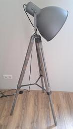 Industriele staande lamp grijs, Huis en Inrichting, Ophalen, Gebruikt, 150 tot 200 cm