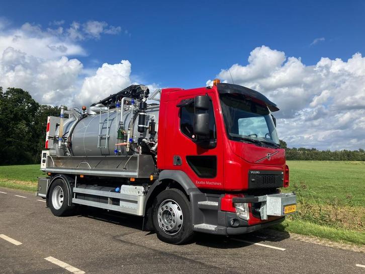 Volvo FL Kolkenzuiger Euro 6 Rioolreiniging Vacuumwagen, Zakelijke goederen, Machines en Bouw | Onderhoud en Reiniging, Ophalen