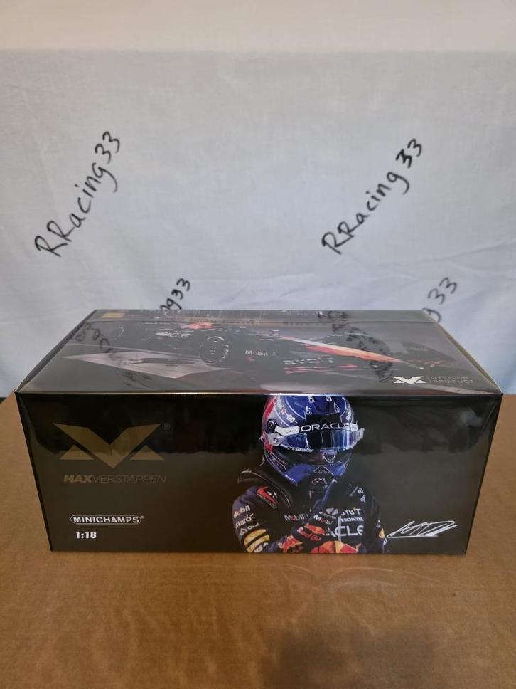 Verstappen Editie 174 WORLD CHAMPION Las Vegas 2024 1:18, Verzamelen, Automerken, Motoren en Formule 1, Nieuw, Formule 1, Ophalen of Verzenden