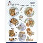 Jeanine's Art CD11866 Winter Garden Pheasant 3D knipvel A4, Dieren, ., Nieuw, Ophalen of Verzenden