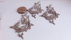 Koperen onderdelen schipperslamp oud hollandse tafereeltjes, Ophalen of Verzenden, Koper