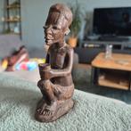 Afrikaans Houten antiek beeldje, Ophalen of Verzenden