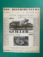 Guiller Motorcycle Advertentie 1953 FRA (Origineel), Verzamelen, Tijdschriften, Kranten en Knipsels, 1940 tot 1960, Knipsel(s)