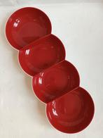 Tupperware Allegra Tapasschaal rood wit, Huis en Inrichting, Keuken | Tupperware, Ophalen of Verzenden, Zo goed als nieuw, Rood
