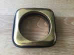 Kunststof (bakeliet?) en koperen armband., Ophalen of Verzenden, Zo goed als nieuw