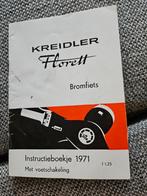 Kreidler Florett Instructieboekje 1971, Ophalen of Verzenden, Gebruikt