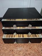 Vintage bronze bestek kast, Ophalen, Gebruikt, Rvs of Chroom