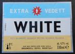 Bieretiket White extra Vedett Brouw. Duvel Moortgat (11s7), Verzamelen, Verzenden, Gebruikt, Overige typen, Overige merken