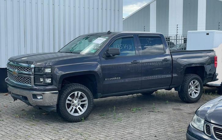 2014 Chevrolet Silverado 4x4 - 5.3 V8 - Schade, Auto's, Bestelauto's, Bedrijf, Chevrolet, Benzine, Automaat, Zilver of Grijs, Grijs