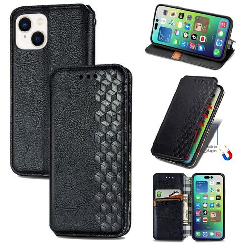 Luxe PU Lederen Wallet Case Set voor iPhone 14 _ Zwart, Telecommunicatie, Mobiele telefoons | Hoesjes en Frontjes | Apple iPhone