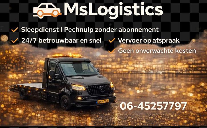 Sleepdienst | Auto Transport & Pechhulp | 24/7, Vacatures, Vacatures | Chauffeurs, Starter, Overige vormen, 33 - 40 uur