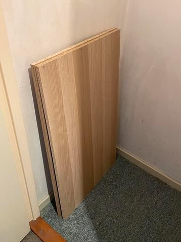 2 komplement  planken eiken effect ikea 100x85 cm beschikbaar voor biedingen