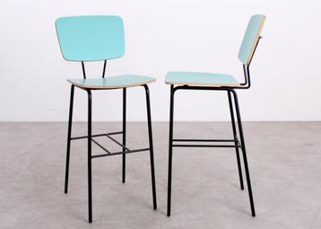 Power High | Barkruk | Turquoise Laminaat | Nieuw uit verpak beschikbaar voor biedingen