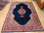Vintage handgeknoopt perzisch tapijt sarough 295x203, Info@SlatsAntiek.nl, Perzisch, 200 cm of meer, Ophalen of Verzenden