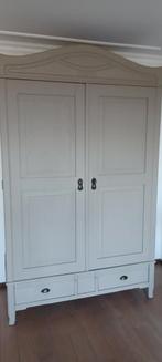 Mooi geschilderde eiken kast, Ophalen of Verzenden, Gebruikt, 50 tot 75 cm, Minder dan 150 cm