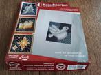 Borduurpakketje voor 2 kerstkaarten te maken, en 1 is er al, Ophalen of Verzenden, Zo goed als nieuw, Borduurpakket