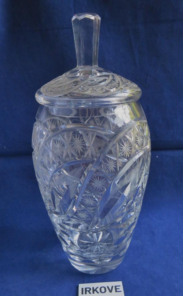 HOGE BOKAAL MET DEKSEL * KRISTAL Topper ! *, Antiek en Kunst, Antiek | Glas en Kristal, Verzenden