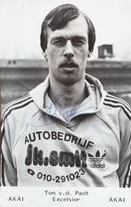 Spelerskaart Ton vd Padt - Excelsior Rotterdam - 1981/1982, Verzamelen, Sportartikelen en Voetbal, Ophalen of Verzenden, Zo goed als nieuw