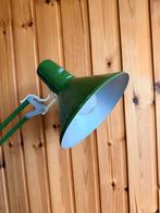 Groene Vintage architecten/ Bureaulamp, Huis en Inrichting, Ophalen, Gebruikt, Metaal, 50 tot 75 cm
