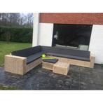 Steigerhout hoekbank op maat gratis levering hoeklounge bank, Tuin en Terras, Tuinbanken, Ophalen of Verzenden, Nieuw, Hout