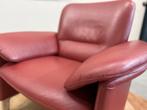 Als nieuw Leolux Castanea fauteuil Ceras Maroon Stoel Design, Huis en Inrichting, Castanea, 75 tot 100 cm, Ophalen of Verzenden