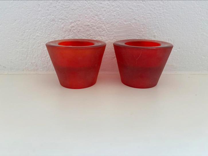 Holmegaard kaarsenhouders, Huis en Inrichting, Woonaccessoires | Kandelaars en Kaarsen, Gebruikt, Kandelaar, Minder dan 25 cm
