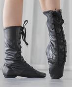 Zwarte dames jazzlaarzen hoge jazz laarzen dans danslaarzen, Verzenden, Nieuw, Zwart, Dansschoenen