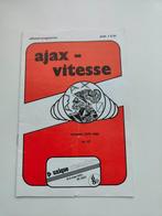AJAX - Vitesse Seizoen 1979/80 no 22 officieel programma, Verzamelen, Sportartikelen en Voetbal, Verzenden, Ajax