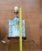 Vintage porseleinen lamp tafelamp druiven Italië, Huis en Inrichting, Lampen | Tafellampen, Ophalen of Verzenden, X, Minder dan 50 cm