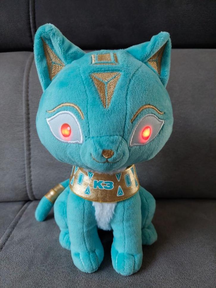 K3 Knuffel Kat Dans van de Farao Wenskat Cleo met muziek, Kinderen en Baby's, Speelgoed | Knuffels en Pluche, Zo goed als nieuw