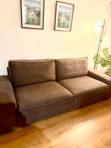 KIVIK Ikea bank hoes - bruin/grijs - afbeelding 3