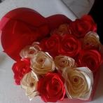 Mooi handgemaakt bloemstuk met raffaello, Ophalen of Verzenden, Nieuw