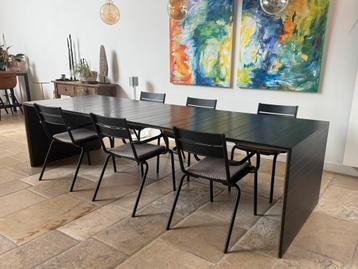 Grote eettafel – 3 meter lang – massief hardhout beschikbaar voor biedingen