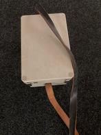 Witte telefoon in blikken doos, Gebruikt, Marktplaats, Met draaischijf, Ophalen of Verzenden