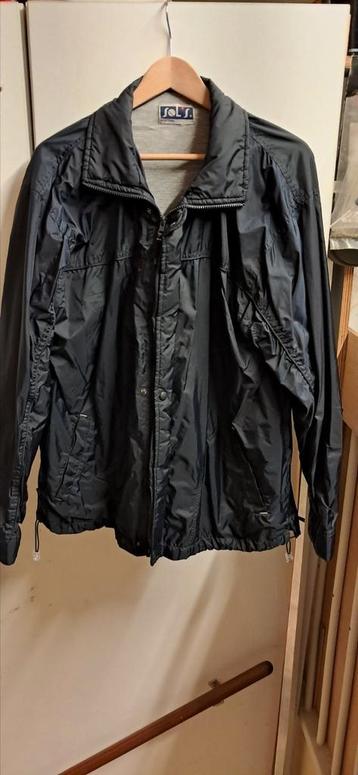Zwart heren windjack/windbreaker, maat L, Merk Mistral beschikbaar voor biedingen