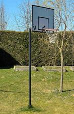 Basketbalpaal + bord + ring + net, Sport en Fitness, Basketbal, Ophalen, Gebruikt, Ring, Bord of Paal