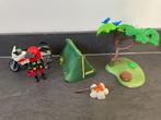 Playmobil 5438 - Kampeerder met motorfiets, Ophalen of Verzenden, Zo goed als nieuw, Complete set