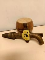 Antieke Messing Kraan - 17cm, Ophalen of Verzenden