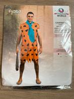 Fred Flintstone Kostuum - Maat M/L, Maat 52/54 (L), Carnaval, Ophalen of Verzenden, Zo goed als nieuw