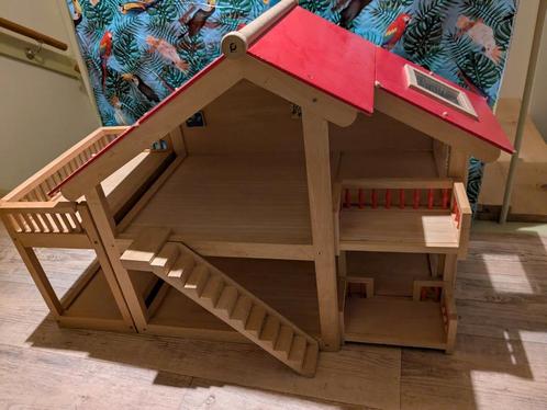 Hele grote poppenhuis, incl. Inrichting, Kinderen en Baby's, Speelgoed | Poppenhuizen, Gebruikt, Ophalen