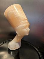 Nefertiti Buste van Albast marmer onyx, Antiek en Kunst, Ophalen of Verzenden