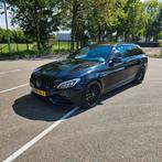 Mercedes-Benz C-Klasse C63S AMG 510pk  Bomvol weinig kmters., Auto's, Zwart, Stationwagon, C-Klasse, 3982 cc