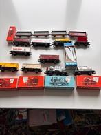 Märklin HO set van 14 goederenwagons, Wisselstroom, Gebruikt, Wagon, Ophalen of Verzenden