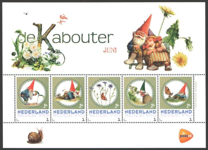 Postzegels De Kabouter: Juni, Postzegels en Munten, Postzegels | Nederland, Postfris, Na 1940, Ophalen of Verzenden