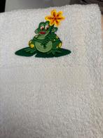 Handdoek geboorduurt met naam plaatje datum., Huis en Inrichting, Ophalen of Verzenden, Handdoek